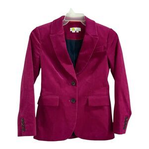 Boden- Corduroy Fuchsia Classic Tailored Blazer-Size 2P